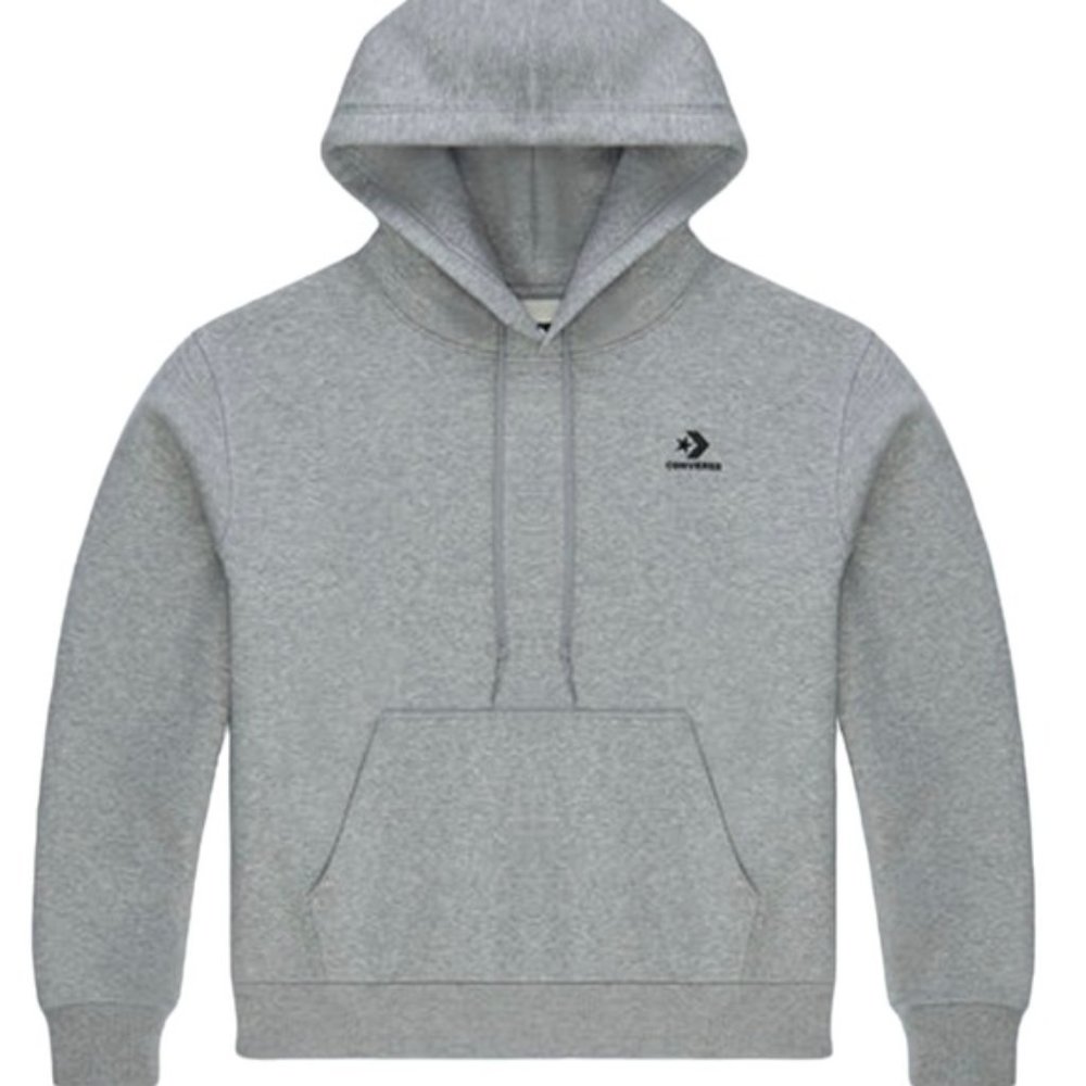 💖MEGA SALE💖Converse Embroidered Chevron Women's Gray Hoodie 10020872-A04